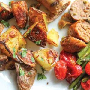 Crispy Potatoes and Sausage Image
